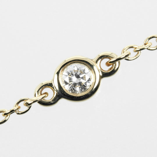 TIFFANY&Co. bracelet K18 Yellow Gold, Diamond gold Circumference of Wristaround6.8" By the yard Women Used Authentic