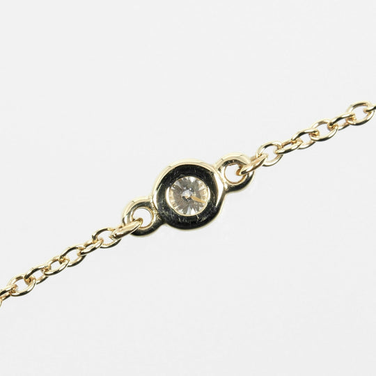 TIFFANY&Co. bracelet K18 Yellow Gold, Diamond gold Circumference of Wristaround6.8" By the yard Women Used Authentic