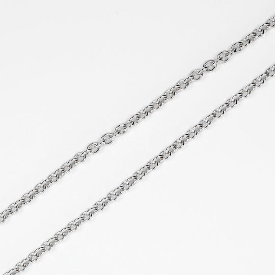 BVLGARI Necklace 18k white gold, diamond, onyx Silver optical Women Used Authentic