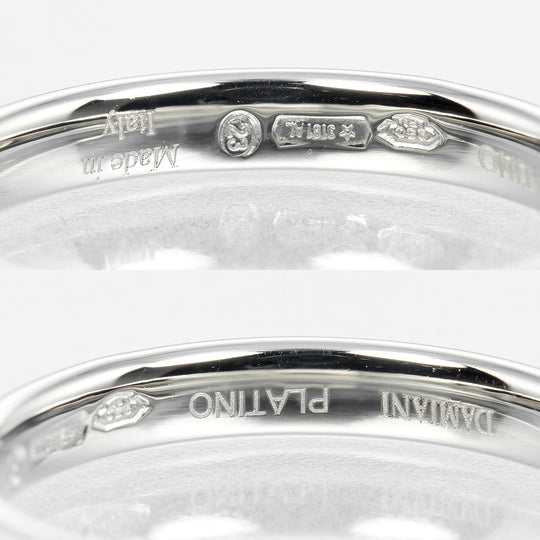 Damiani Ring Pt950Platinum, Diamond Silver Veramore Women Used Authentic