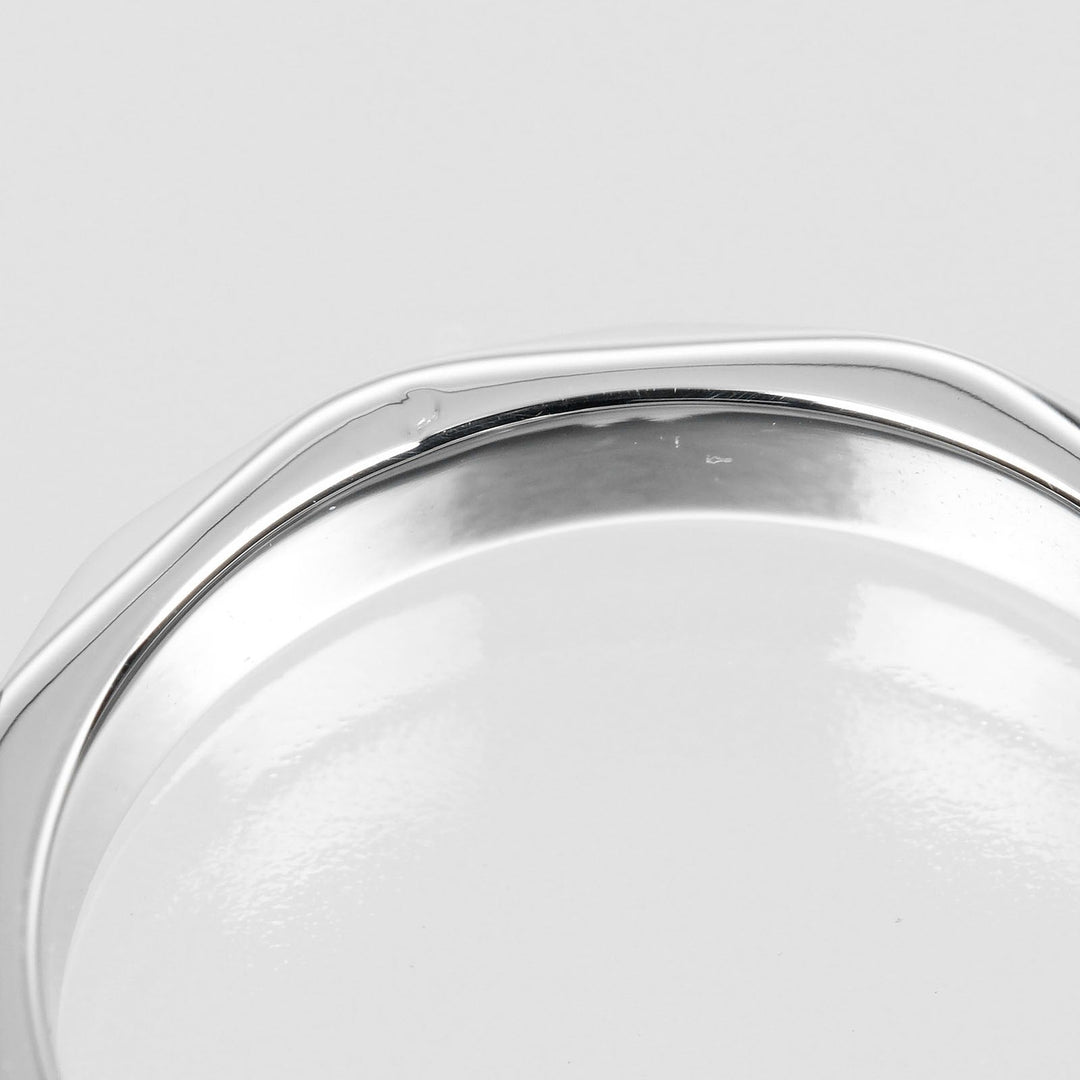 Boucheron Ring 0.21ct VVS1/E/VG Pt950Platinum, Diamond Silver Faceted Solitaire Women 46 Used Authentic