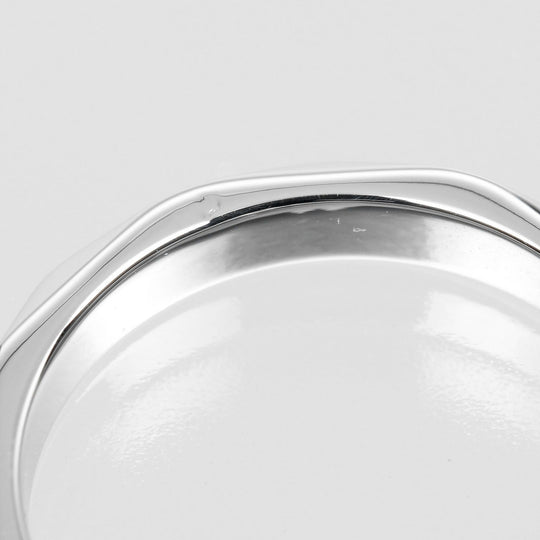 Boucheron Ring 0.21ct VVS1/E/VG Pt950Platinum, Diamond Silver Faceted Solitaire Women 46 Used Authentic