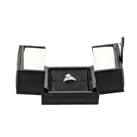 BVLGARI Ring 0.53ct VS1/E/EX/GOOD Pt950Platinum, Diamond Silver Corona solitaire Women Used Authentic