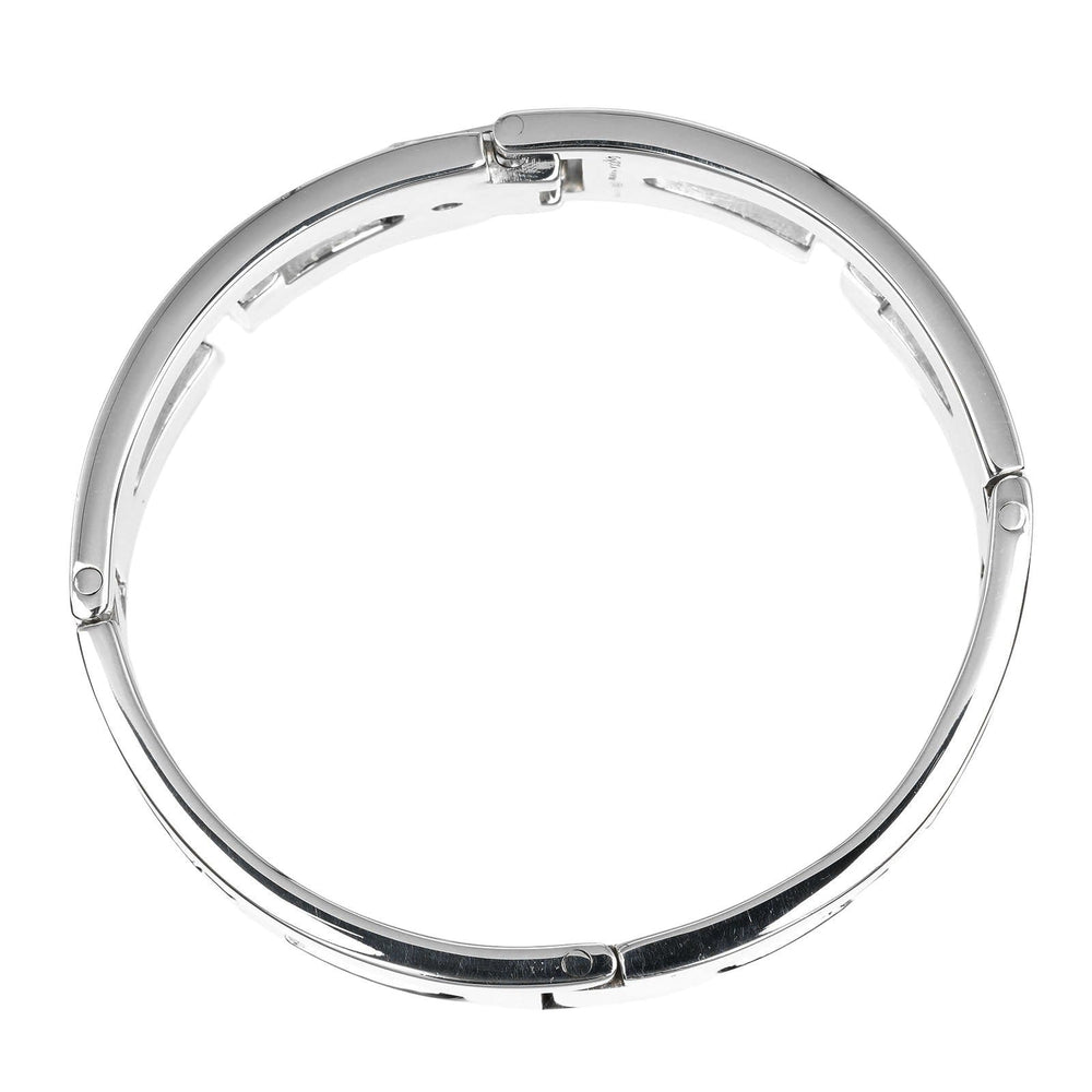 GUCCI bracelet Silver925 Silver Circumference of Wristaround6.7" G logo link Women Used Authentic