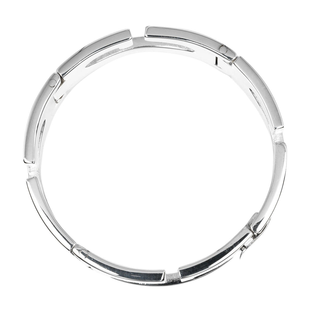 GUCCI bracelet Silver925 Silver Circumference of Wristaround6.7" G logo link Women Used Authentic