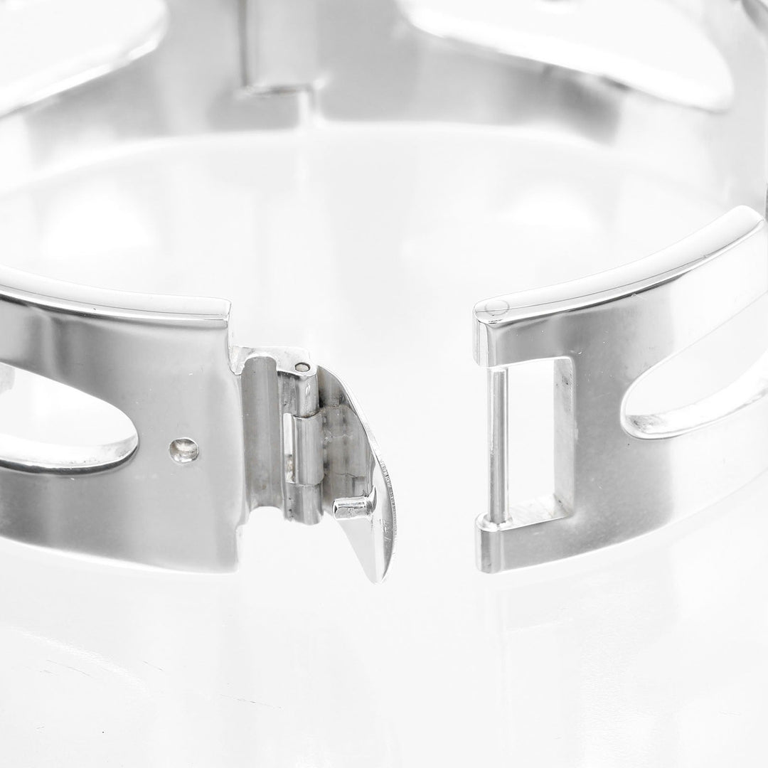 GUCCI bracelet Silver925 Silver Circumference of Wristaround6.7" G logo link Women Used Authentic