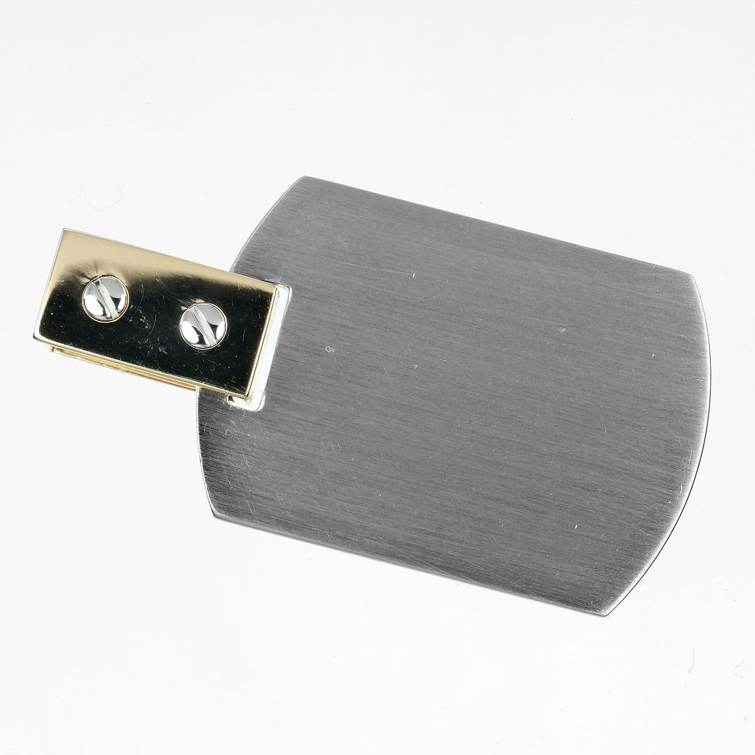 CARTIER Pendant top K18 Yellow Gold, Stainless Steel Silver Santos 100 Women(Unisex) Used Authentic