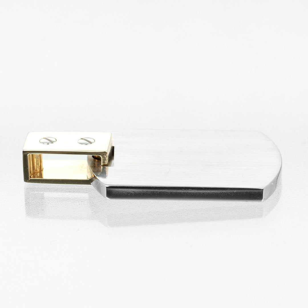 CARTIER Pendant top K18 Yellow Gold, Stainless Steel Silver Santos 100 Women(Unisex) Used Authentic