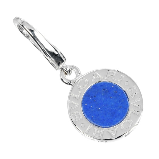 BVLGARI Pendant top K18 White Gold, Lapis Lazuli Silver Bulgari Bulgari Women(Unisex) Used Authentic