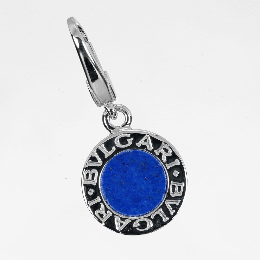 BVLGARI Pendant top K18 White Gold, Lapis Lazuli Silver Bulgari Bulgari Women(Unisex) Used Authentic