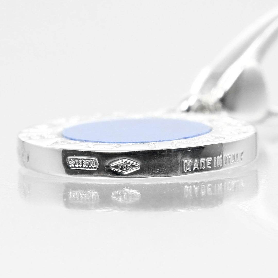BVLGARI Pendant top K18 White Gold, Lapis Lazuli Silver Bulgari Bulgari Women(Unisex) Used Authentic