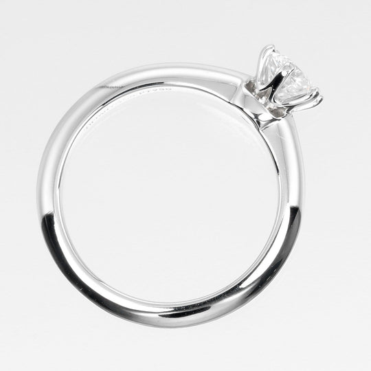TIFFANY&Co. Ring 0.39ct VS1/E/GOOG Pt950Platinum, Diamond Silver Solitaire Women Used Authentic