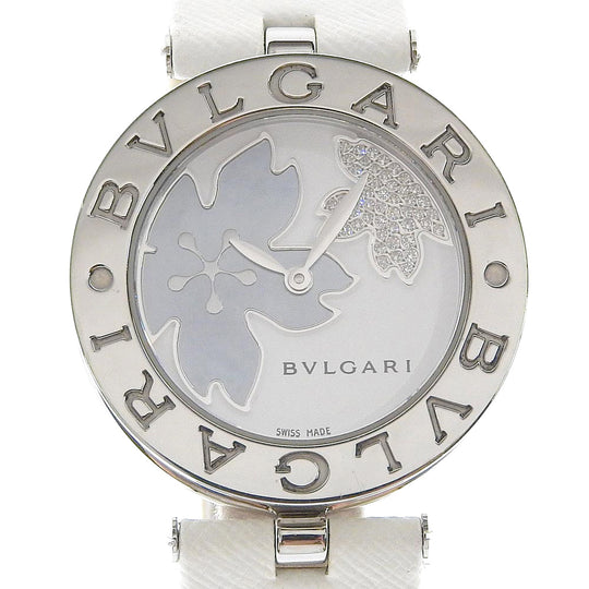 BVLGARI Watches Quartz BZ30FDSL Stainless Steel , Leather white Be zero one B-zero1 White shell dial Women Used Authentic