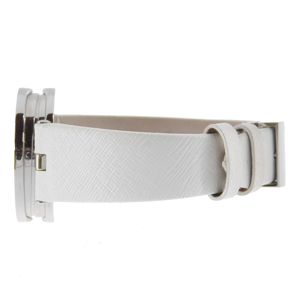 BVLGARI Watches Quartz BZ30FDSL Stainless Steel , Leather white Be zero one B-zero1 White shell dial Women Used Authentic
