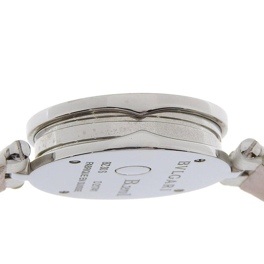BVLGARI Watches Quartz BZ30FDSL Stainless Steel , Leather white Be zero one B-zero1 White shell dial Women Used Authentic