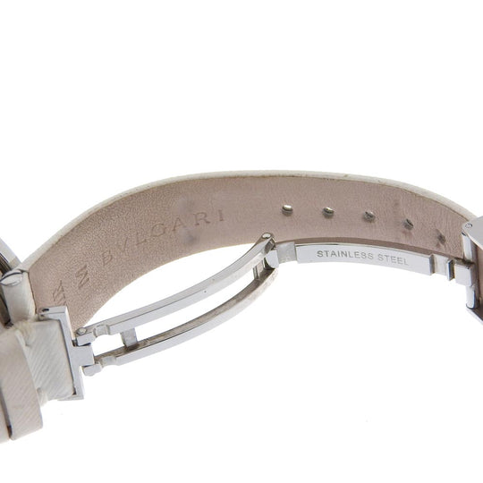 BVLGARI Watches Quartz BZ30FDSL Stainless Steel , Leather white Be zero one B-zero1 White shell dial Women Used Authentic