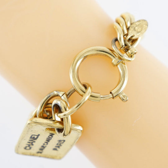 CHANEL bracelet Plated Gold gold Women Used Authentic