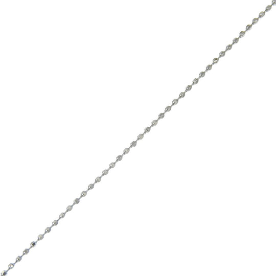 Ponte Vecchio Necklace K18 White Gold, Diamond Silver Women Used Authentic
