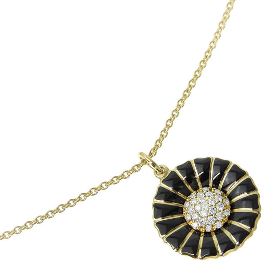 Georg Jensen Necklace K18 yellow gold gold Women Used Authentic