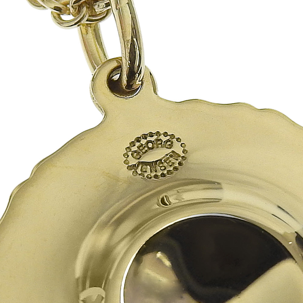 Georg Jensen Necklace K18 yellow gold gold Women Used Authentic