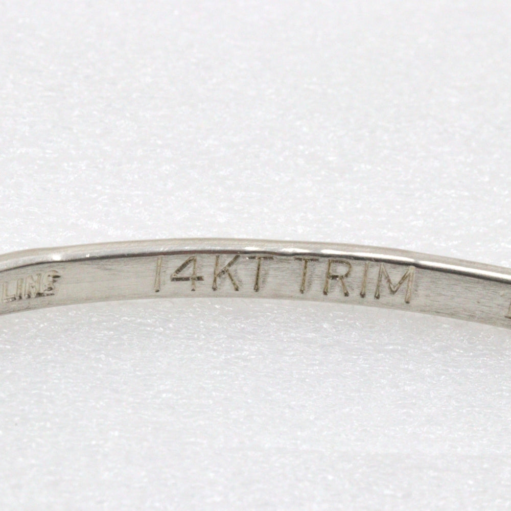 TIFFANY&Co. Bangle Silver925, K14 Yellow Gold Silver Double heart Hook & Eye Women Used Authentic