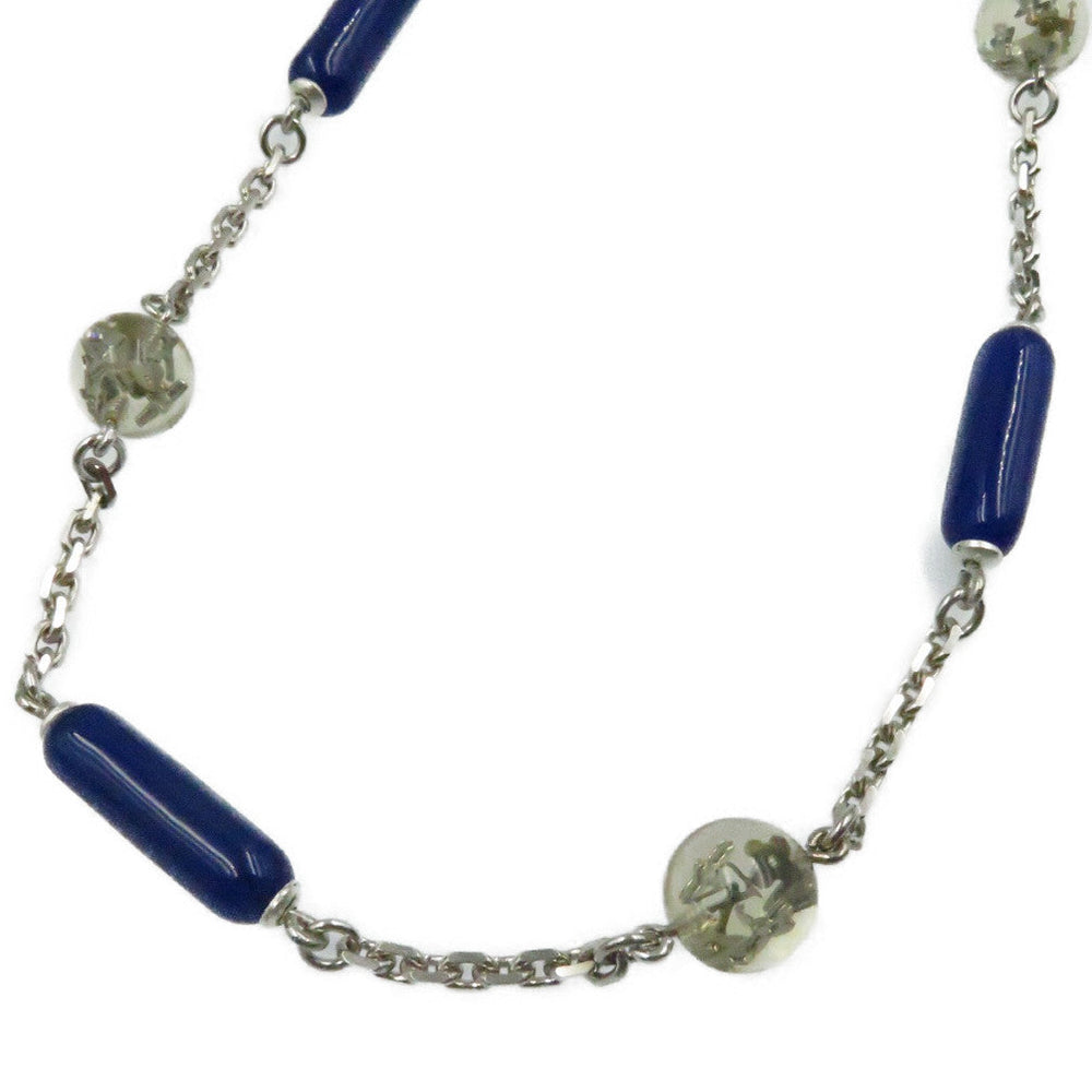 LOUIS VUITTON Necklace M65544 metal Silver Sotoire Veil Ankhlusion Women Used Authentic