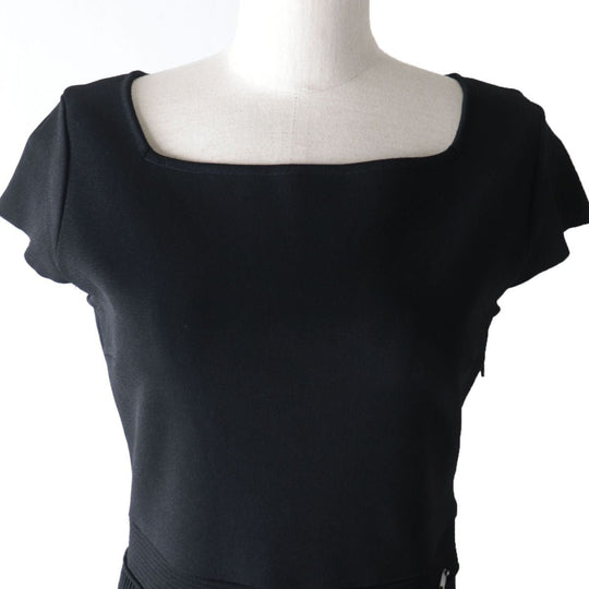 SWAROVSKI one piece Rayon black 38