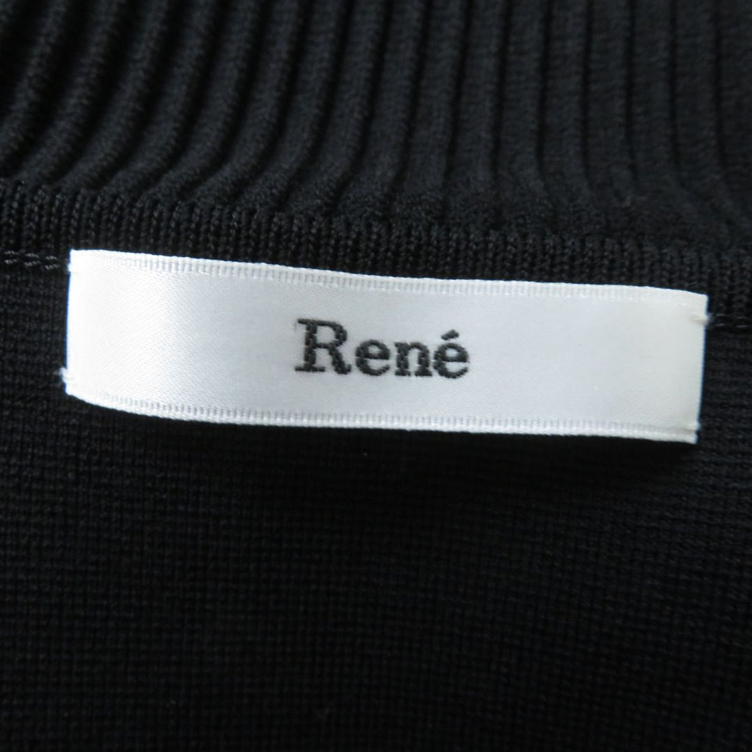 SWAROVSKI one piece Rayon black 38