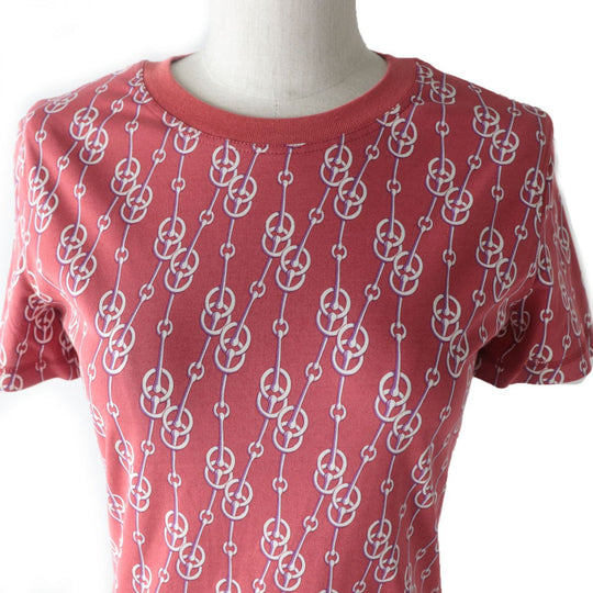 HERMES Cut cotton Red type 36