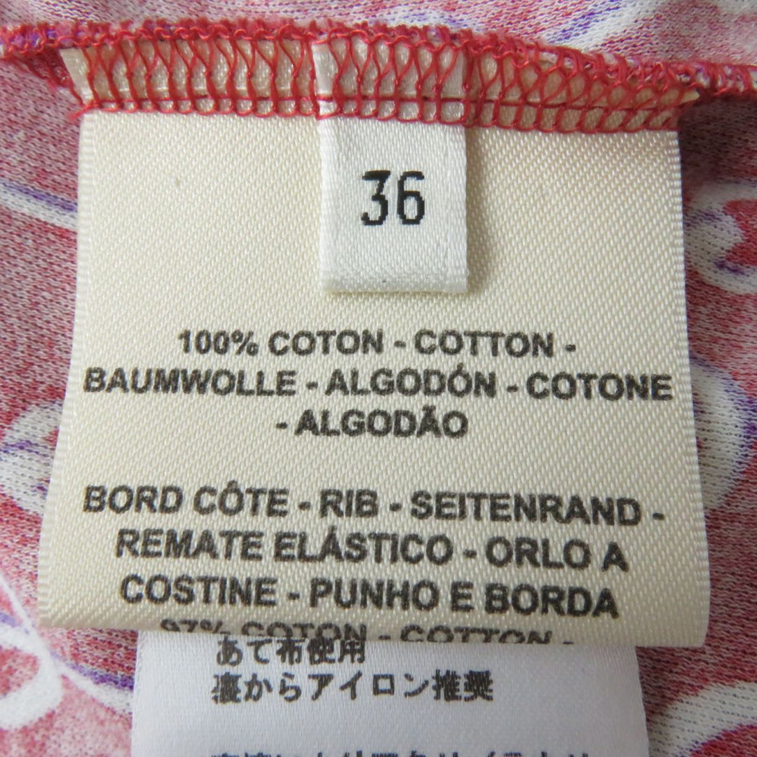 HERMES Cut cotton Red type 36