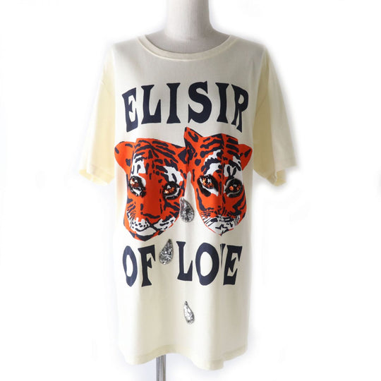 GUCCI tops 492347 cotton Ivoryx multicolor M