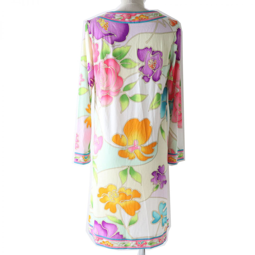 LEONARD one piece 65% acetate, 35% polyester multicolor M