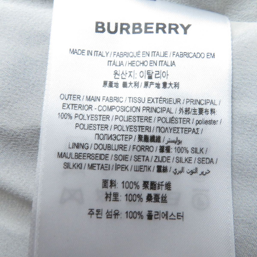 BURBERRY skirt polyester Black x gray 36
