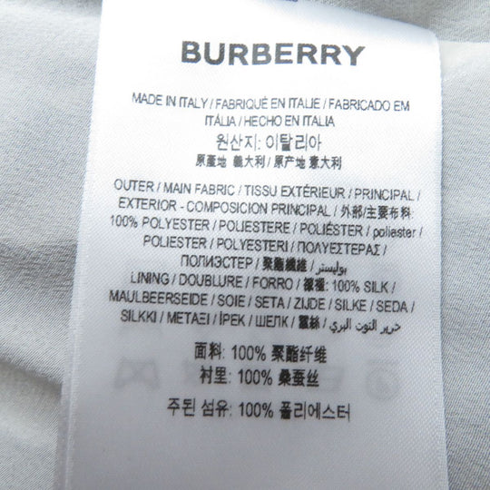 BURBERRY skirt polyester Black x gray 36