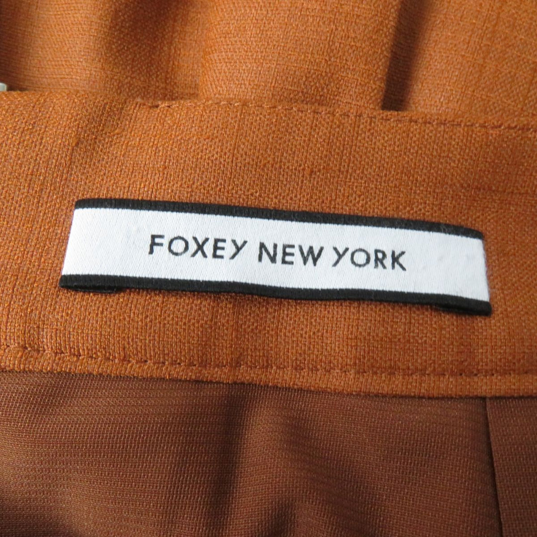 FOXEY Pants polyester Brown 38