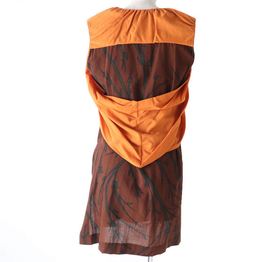 ISSEY MIYAKE tops wool Brown x orange 2