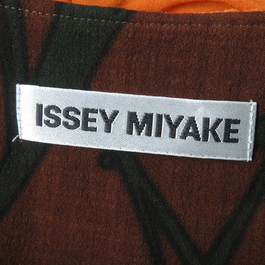 ISSEY MIYAKE tops wool Brown x orange 2