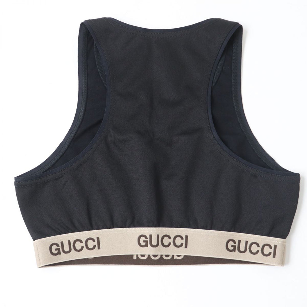 GUCCI Tank top 672401 cotton black XS