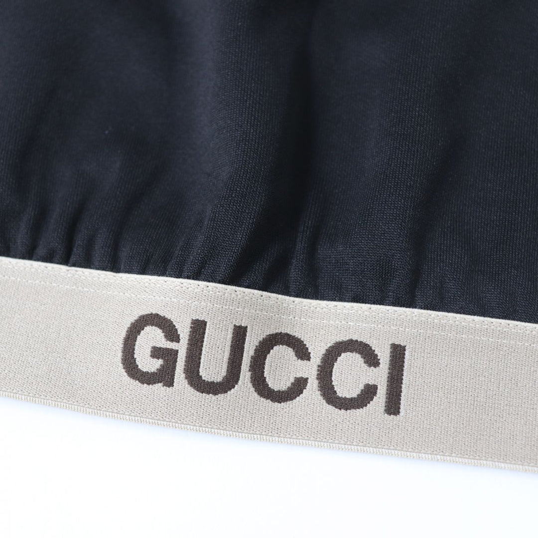 GUCCI Tank top 672401 cotton black XS