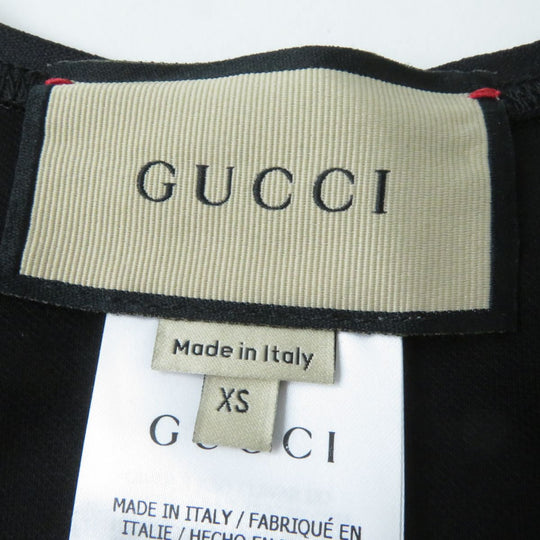 GUCCI Tank top 672401 cotton black XS