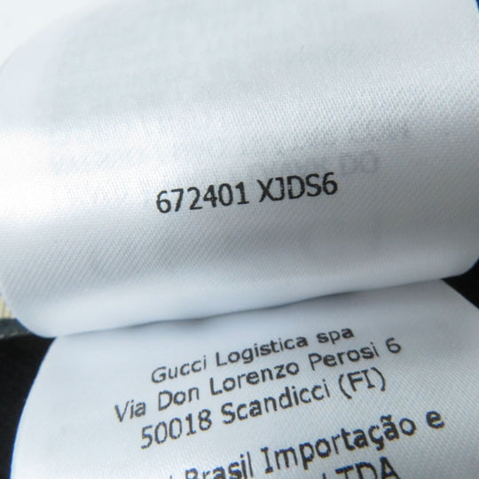 GUCCI Tank top 672401 cotton black XS