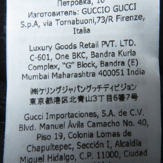 GUCCI Tank top 672401 cotton black XS