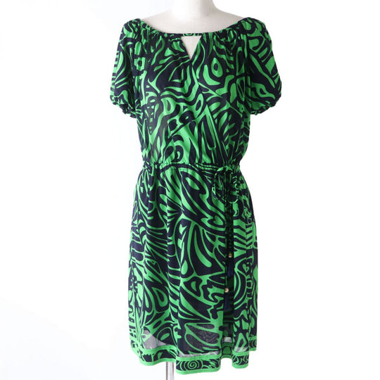 LEONARD one piece 0130305 acetate Green black LEONARD FASHION 2