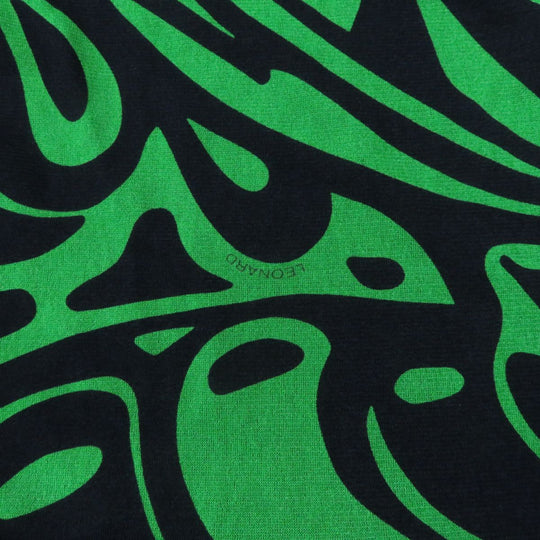 LEONARD one piece 0130305 acetate Green black LEONARD FASHION 2