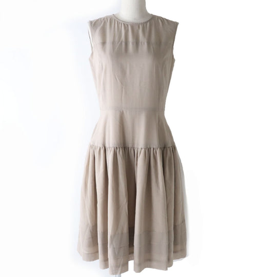 FOXEY one piece polyester beige 38