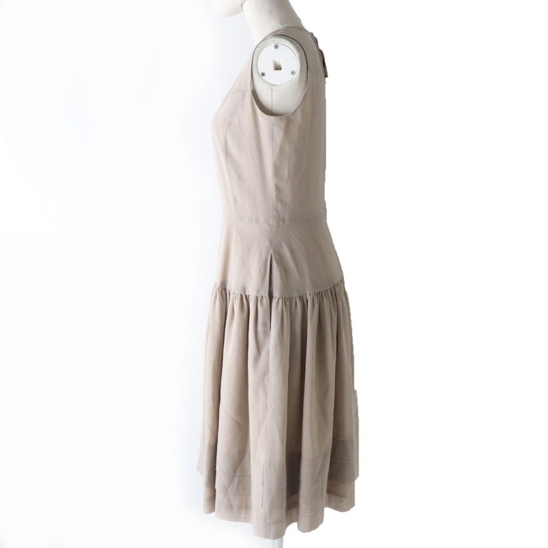 FOXEY one piece polyester beige 38