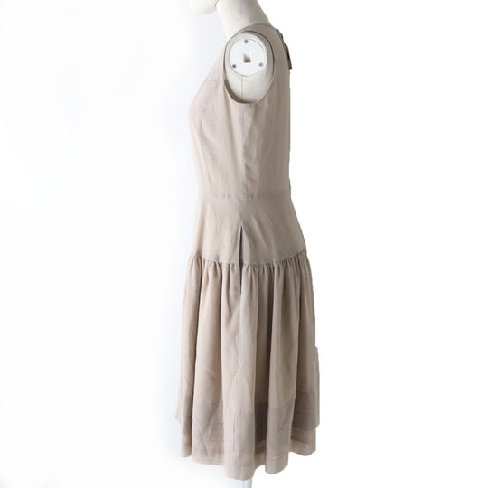 FOXEY one piece polyester beige 38
