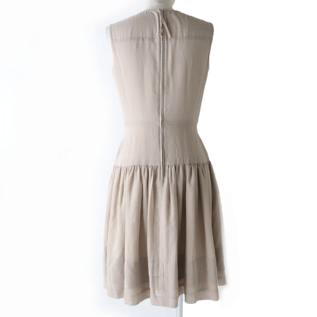 FOXEY one piece polyester beige 38