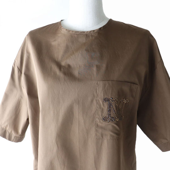 MAX MARA Cut polyester Brown 36