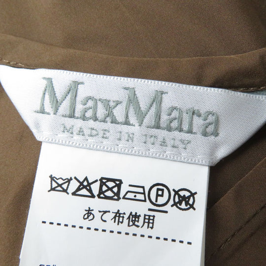 MAX MARA Cut polyester Brown 36